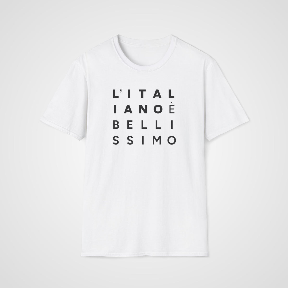 L'Italiano è Bellissimo T-Shirt in White