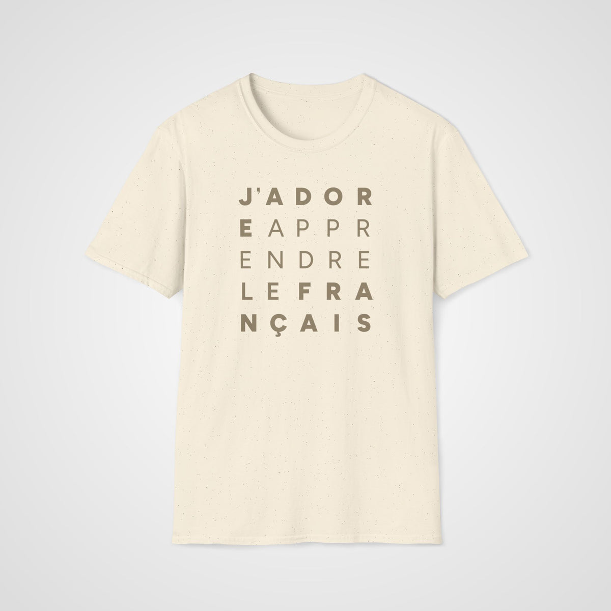 J'adore Apprendre T-Shirt in Natural