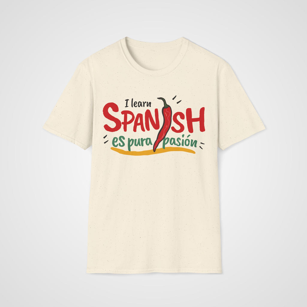 Spanish Pura Pasión T-Shirt in Natural