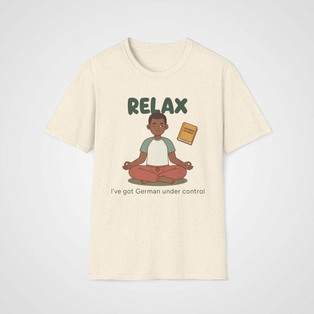 Relax German Learner T-Shirt in Natural
