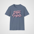 Trust My French T-Shirt in Heather Indigo
