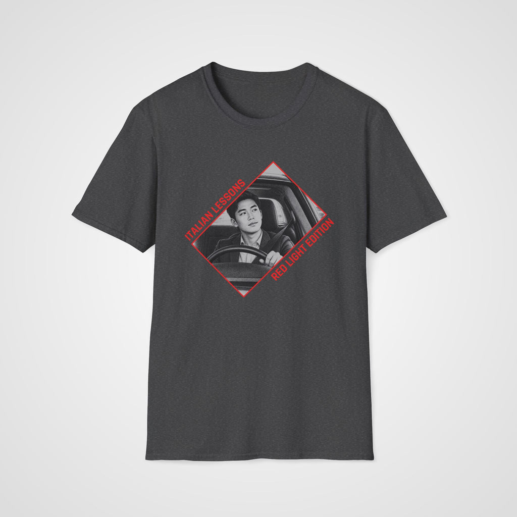 Red Light Italian T-Shirt in Dark Heather