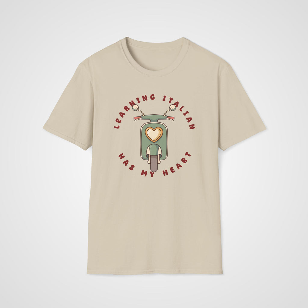 Italian Has My Heart T-Shirt in Sand