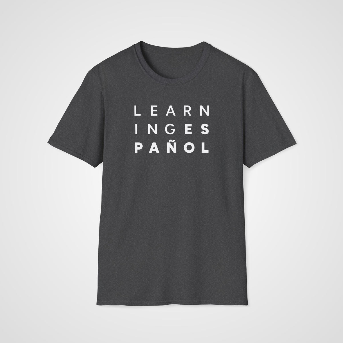 Learning Español T-Shirt in Dark Heather