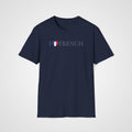 I Love French Flag Heart T-Shirt in Navy