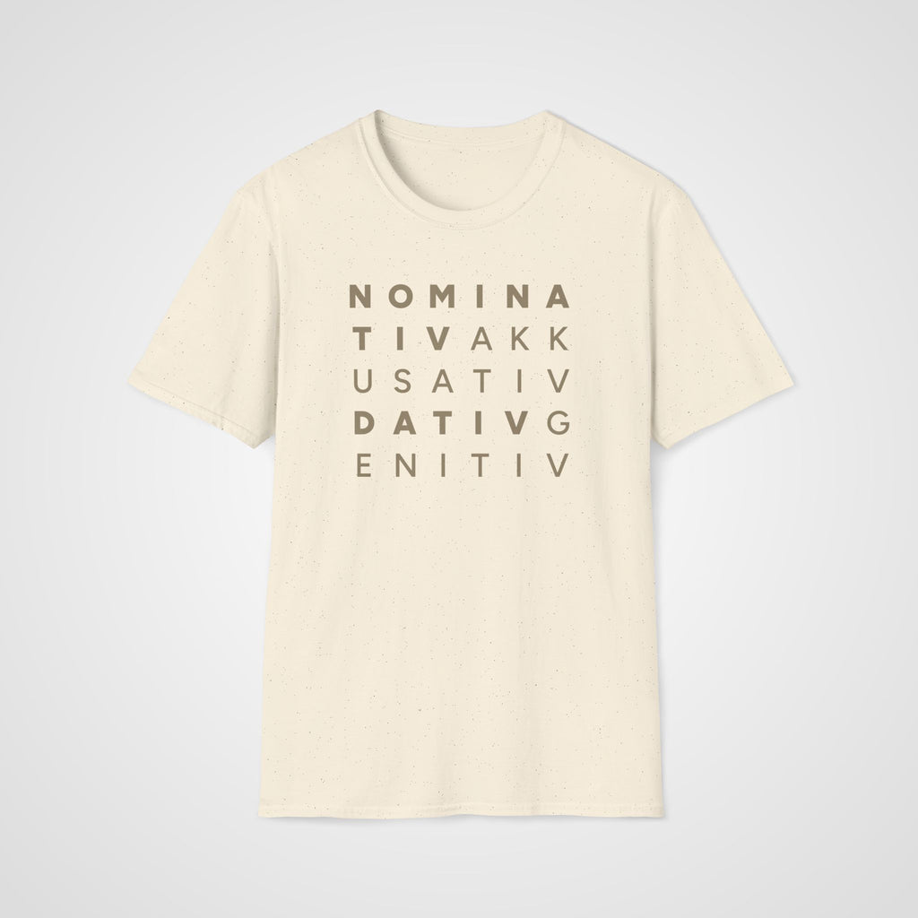 German Cases Grid T-Shirt in Natural