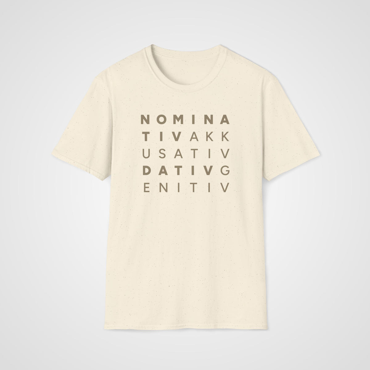 German Cases Grid T-Shirt in Natural