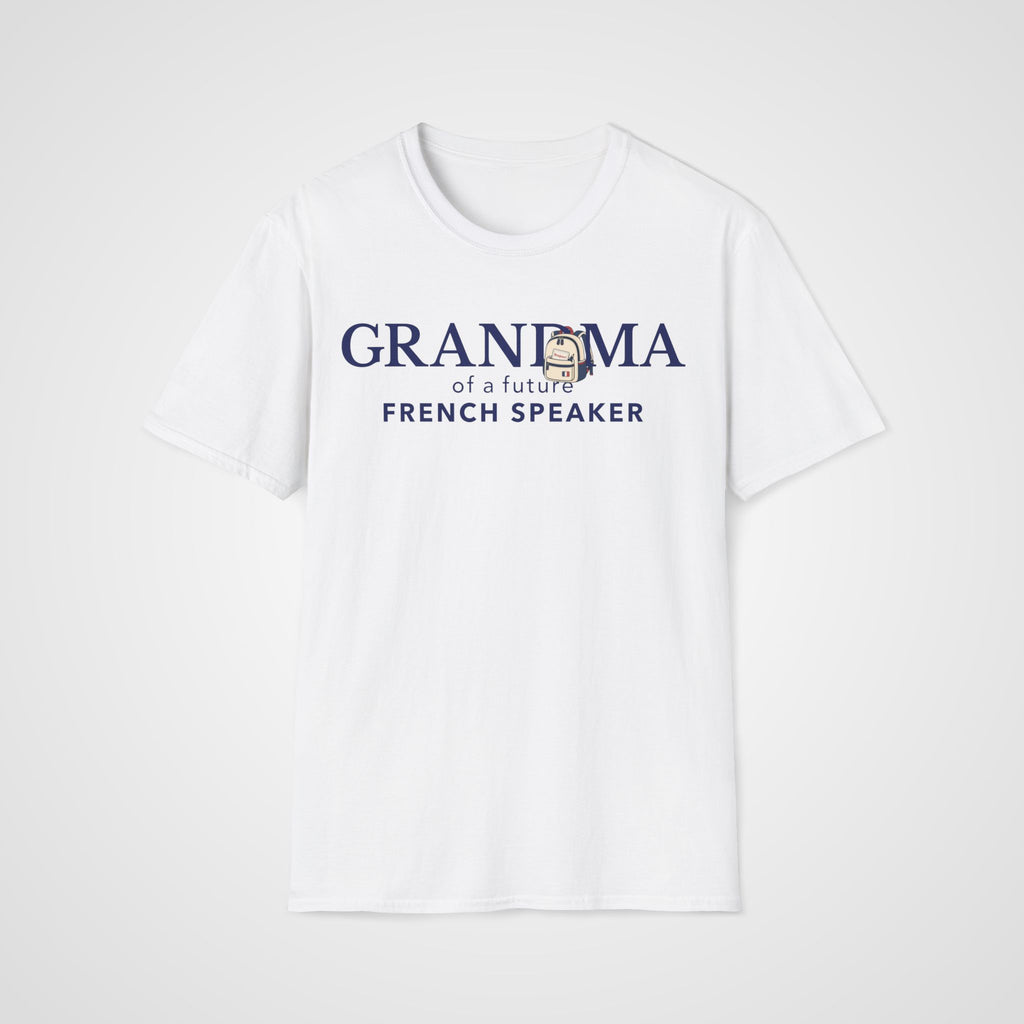 French Learner Grandma T-Shirt in White
