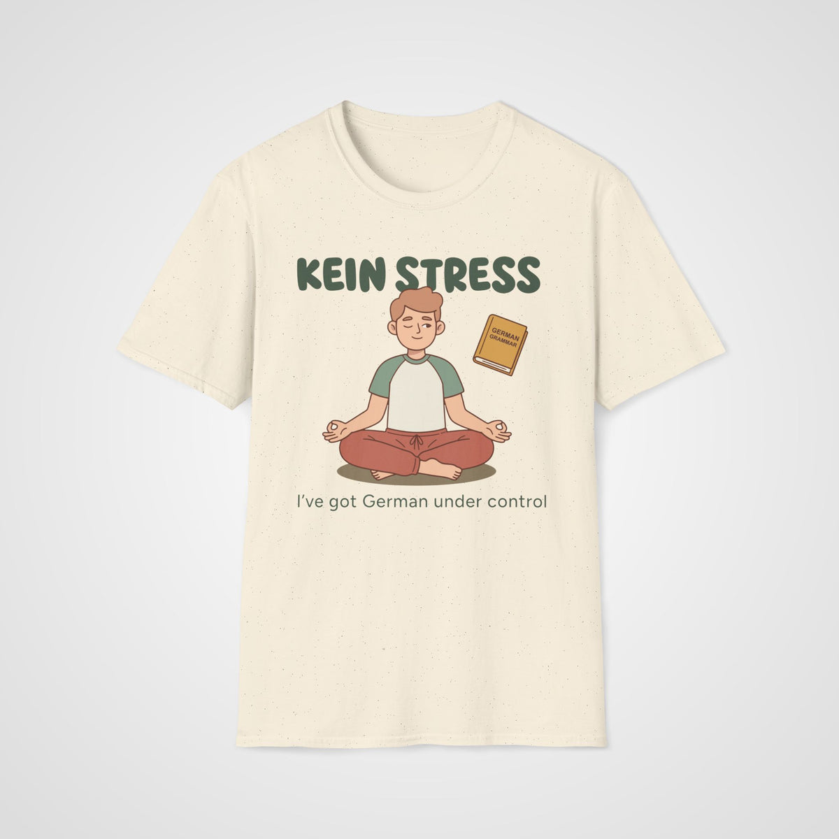 Kein Stress T-Shirt in Natural