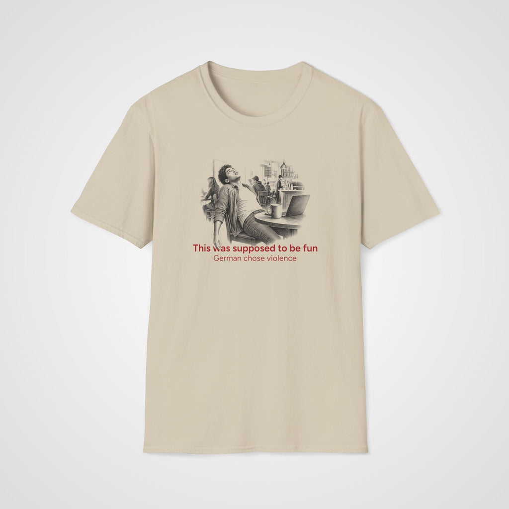 German Chose Violence T-Shirt in Sand