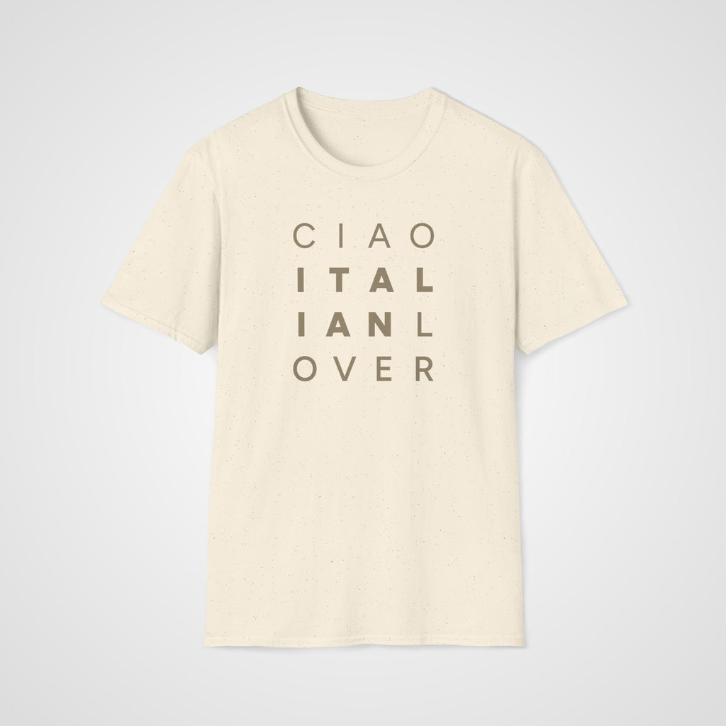 Ciao Italian Lover T-Shirt in Natural
