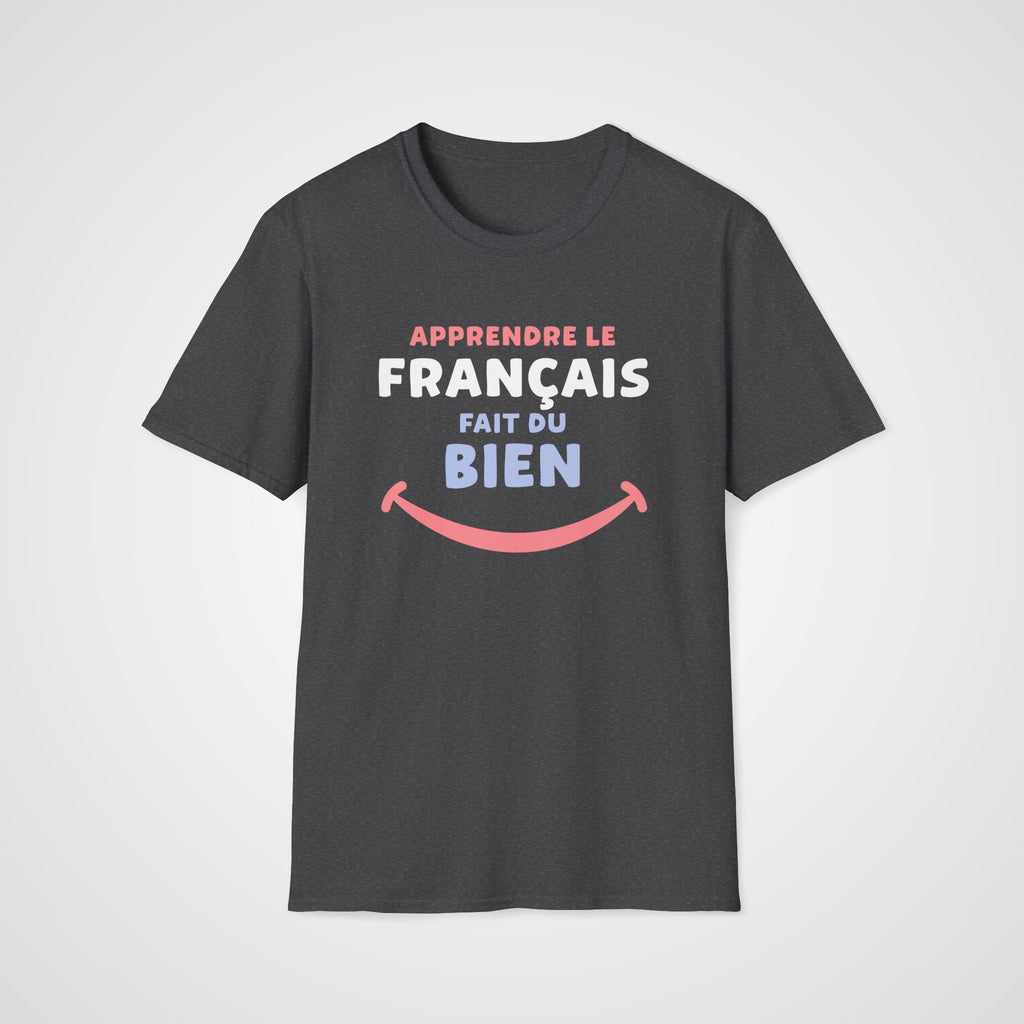Fait du Bien French T-Shirt in Dark Heather