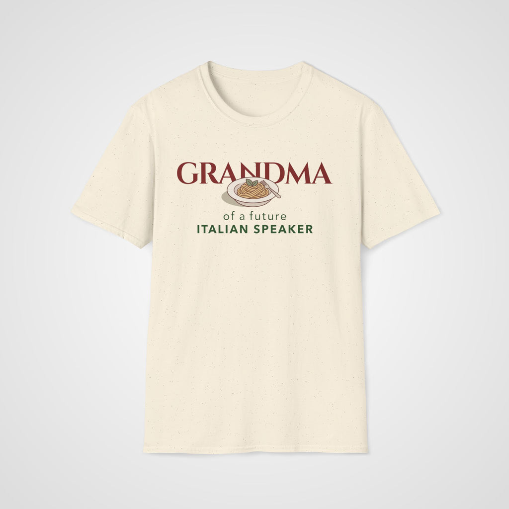 Italian Learner Grandma T-Shirt in Natural