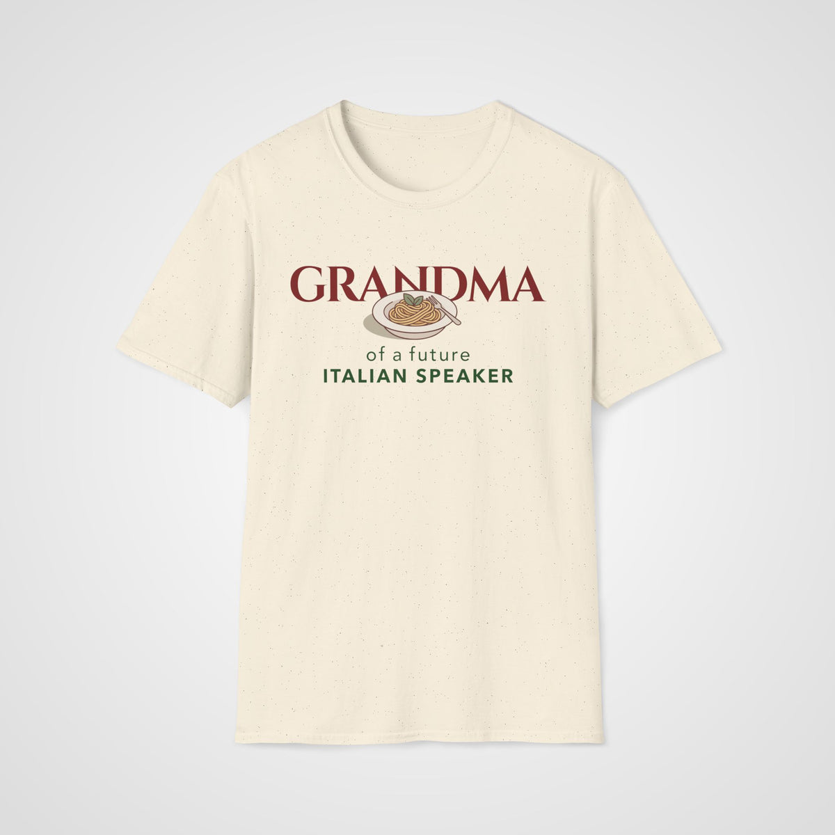 Italian Learner Grandma T-Shirt in Natural