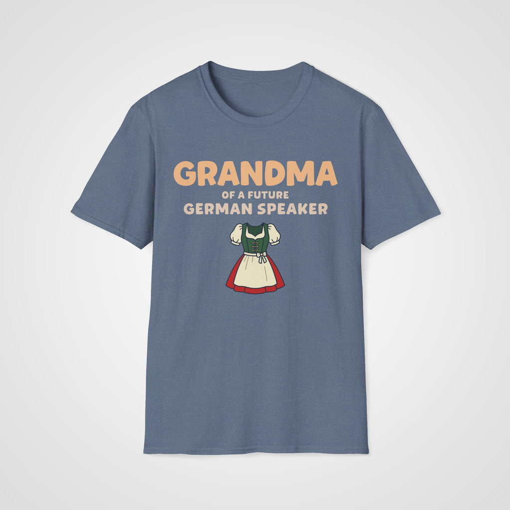 Learner Grandma T-Shirt in Heather Indigo