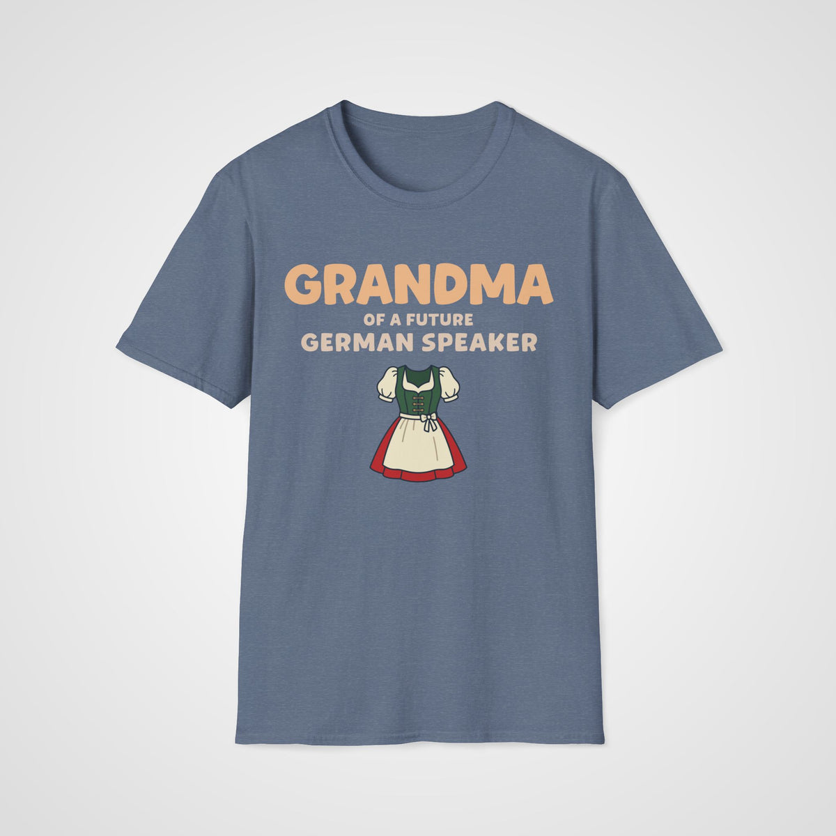Learner Grandma T-Shirt in Heather Indigo