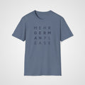 Mehr German Please T-Shirt in Heather Indigo