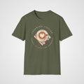 Love and Espresso T-Shirt in Military Green