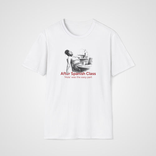 After Spanish Class T-Shirt in White