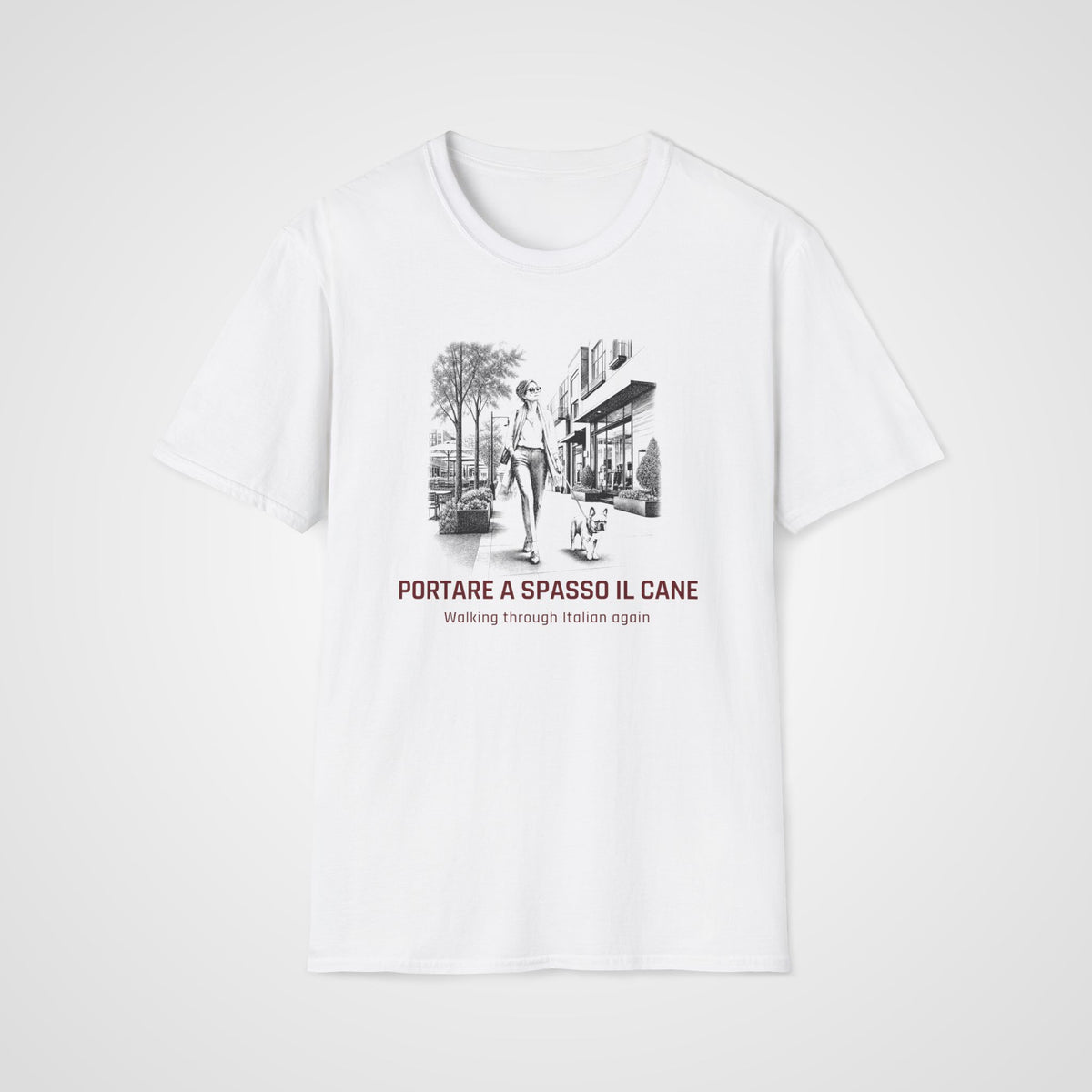 Portare a Spasso il Cane T-Shirt in White