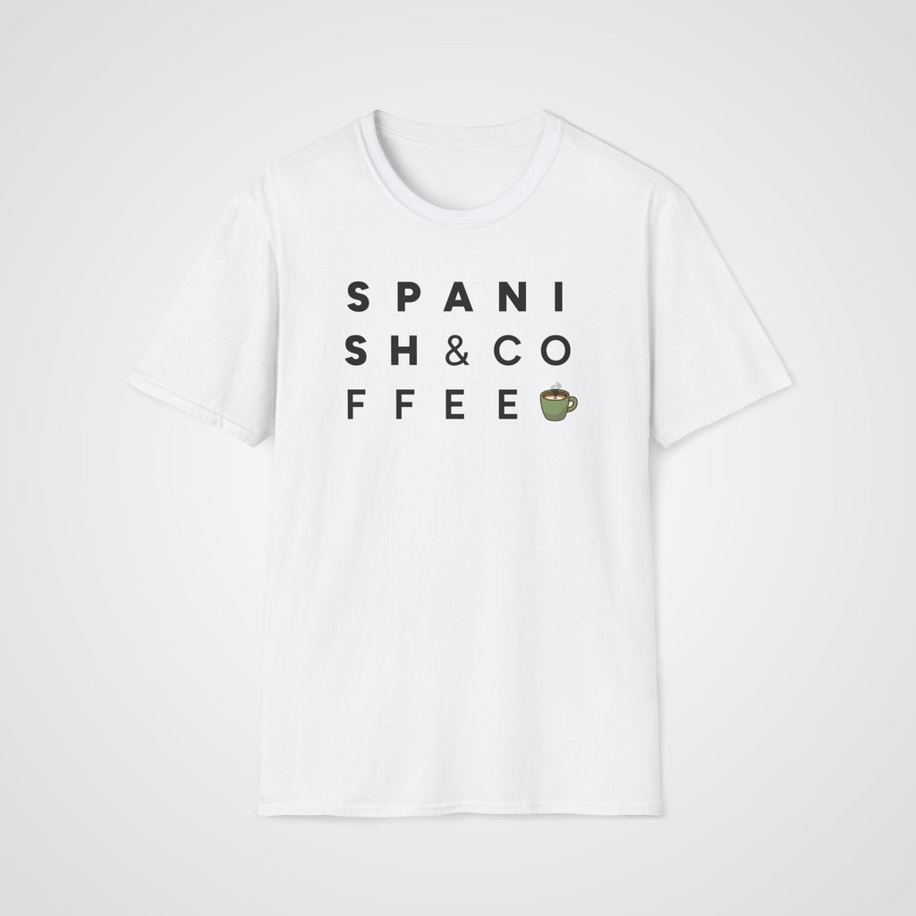 Spanish & Coffee T-Shirt in White