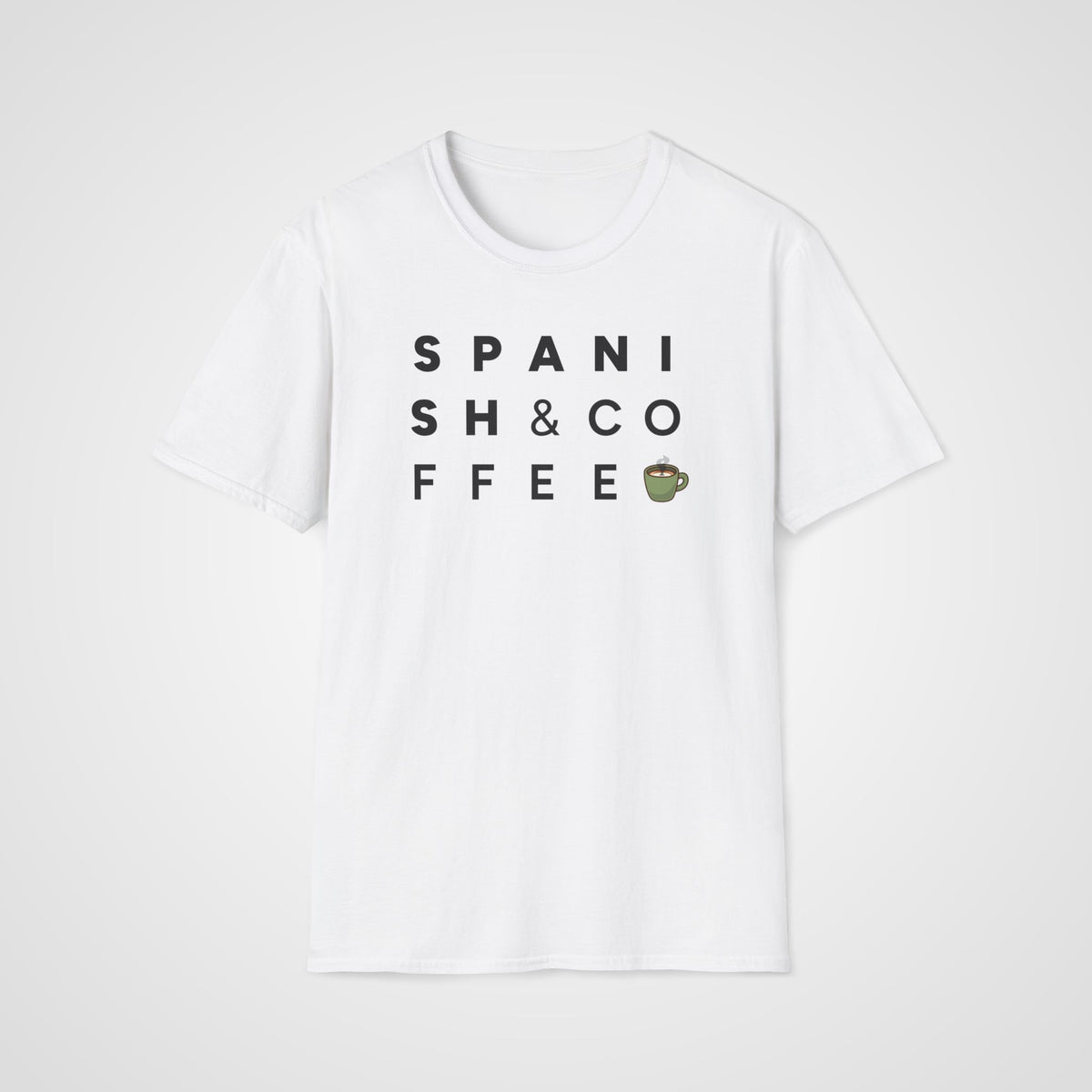 Spanish & Coffee T-Shirt in White