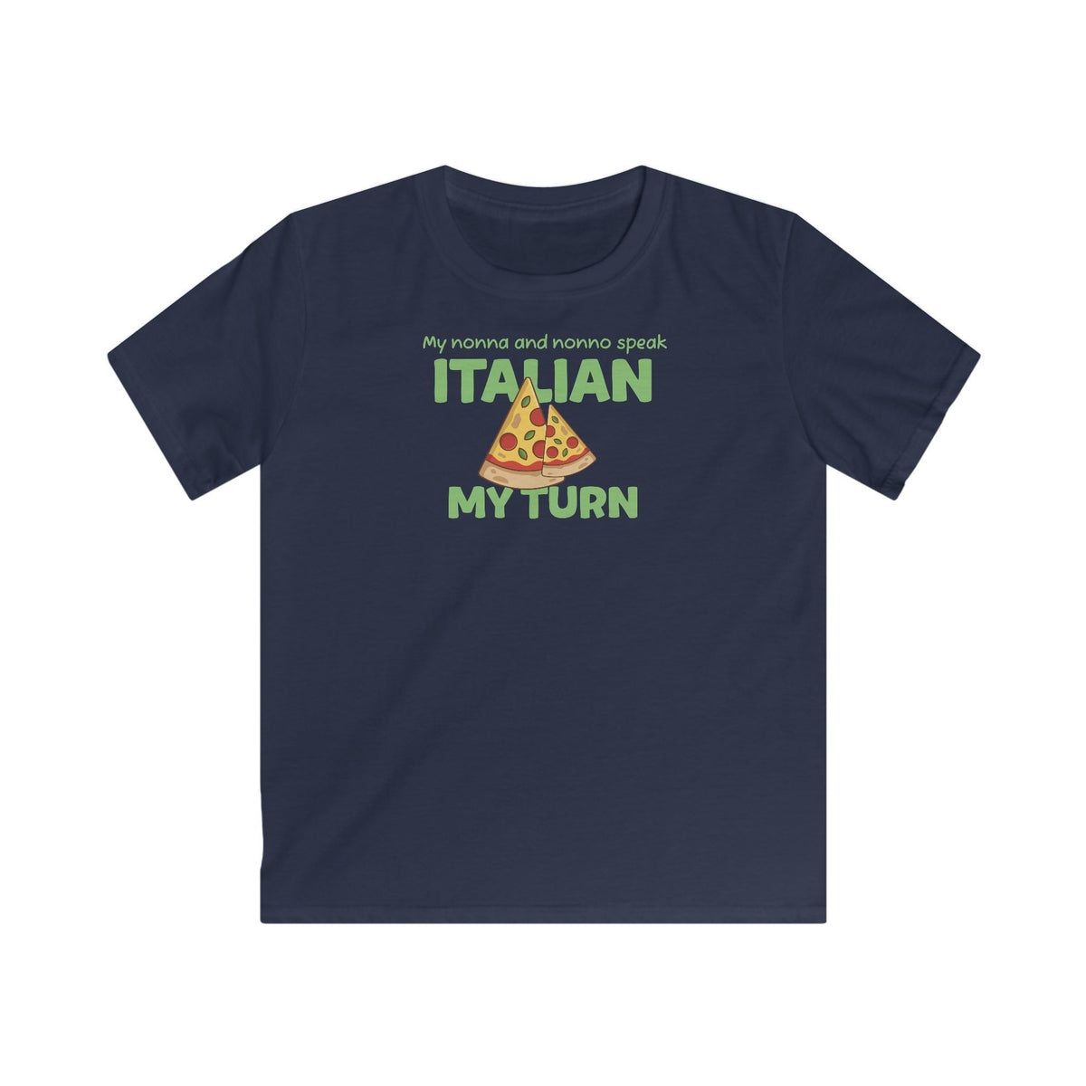 Nonna & Nonno Kids T-Shirt in Navy
