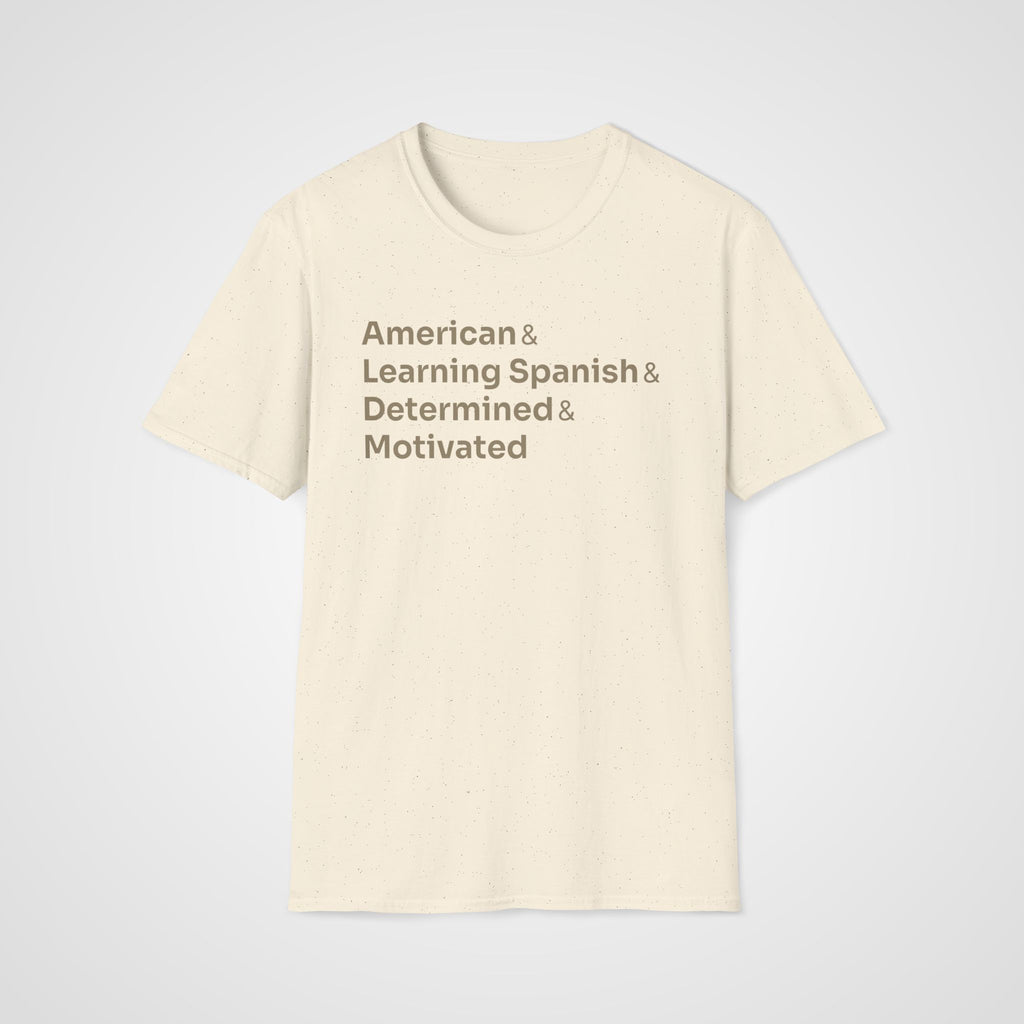 Spanish Learner T-Shirt in Natural