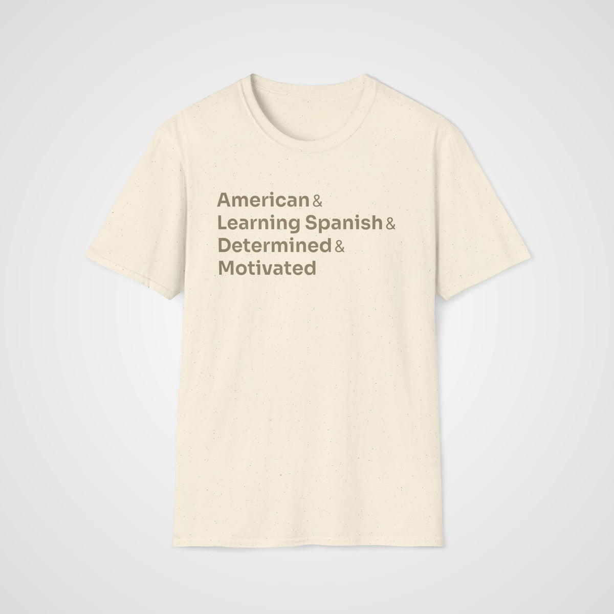 Spanish Learner T-Shirt in Natural