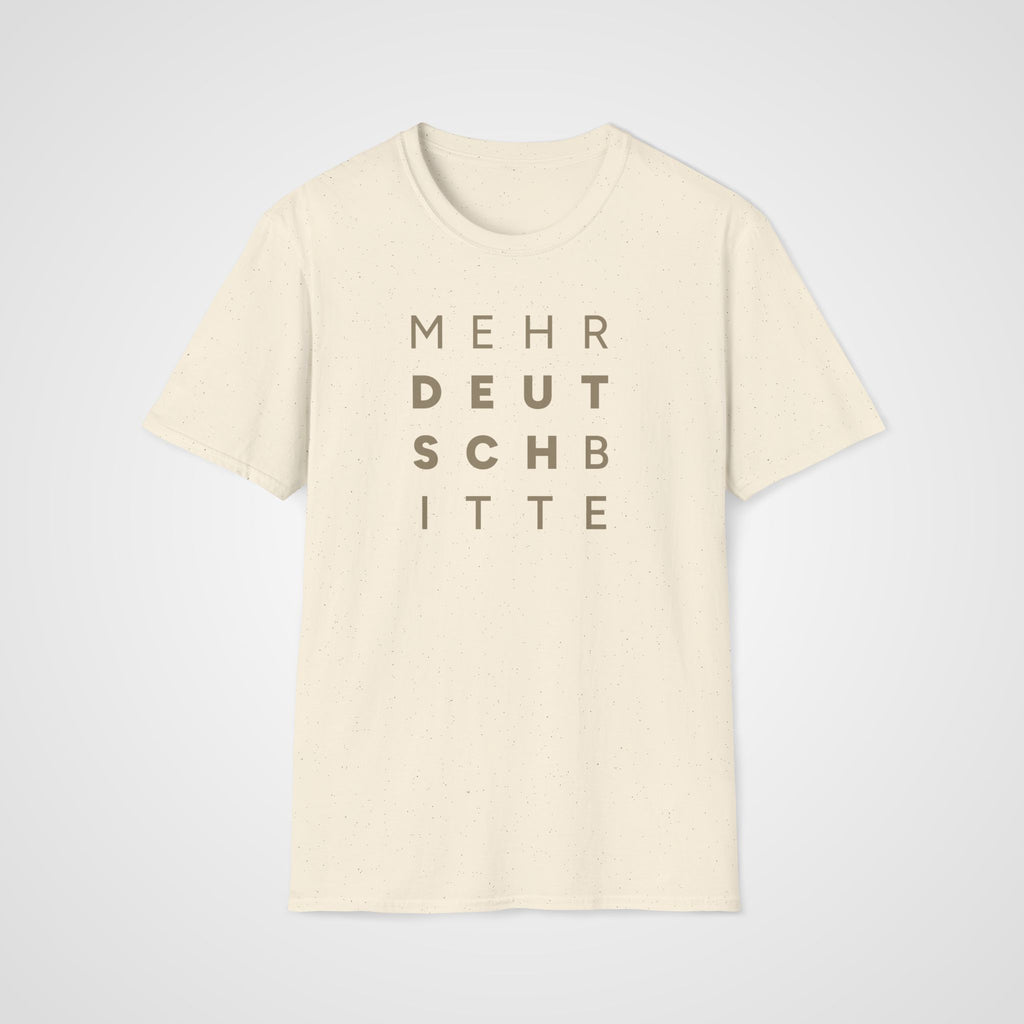 Mehr Deutsch Bitte T-Shirt in Natural