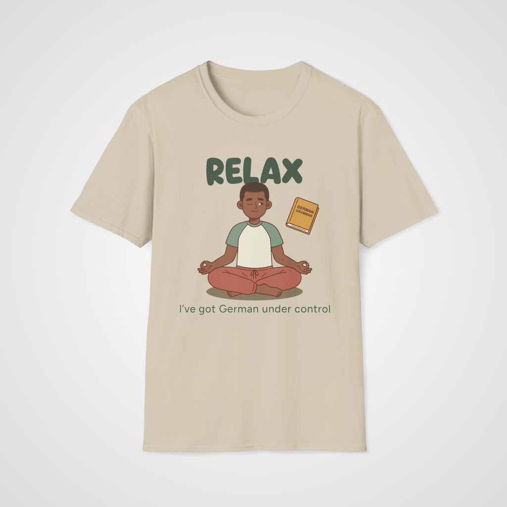 Relax German Learner T-Shirt in Sand