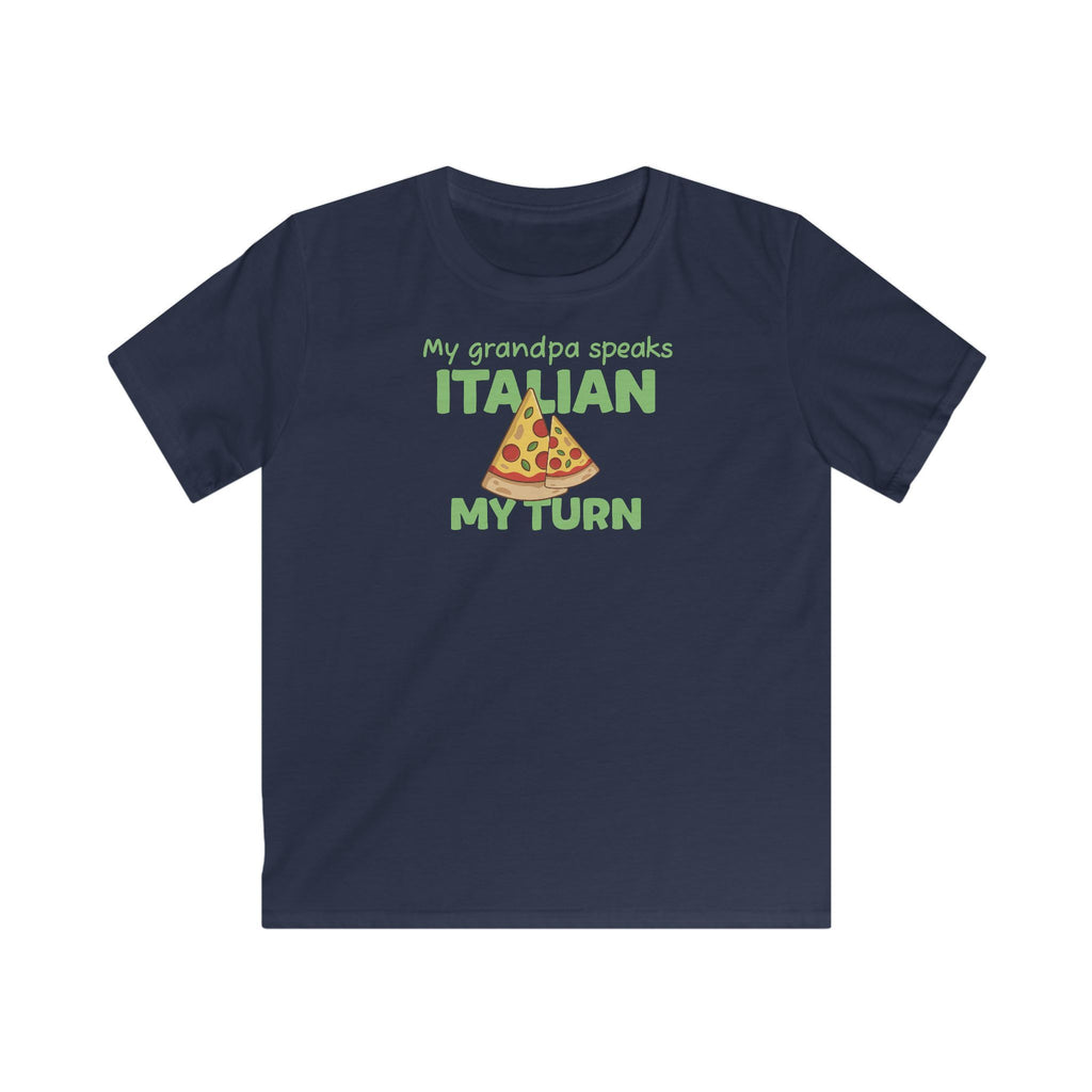 Grandpa speaks Italian T-Shirt in Navy