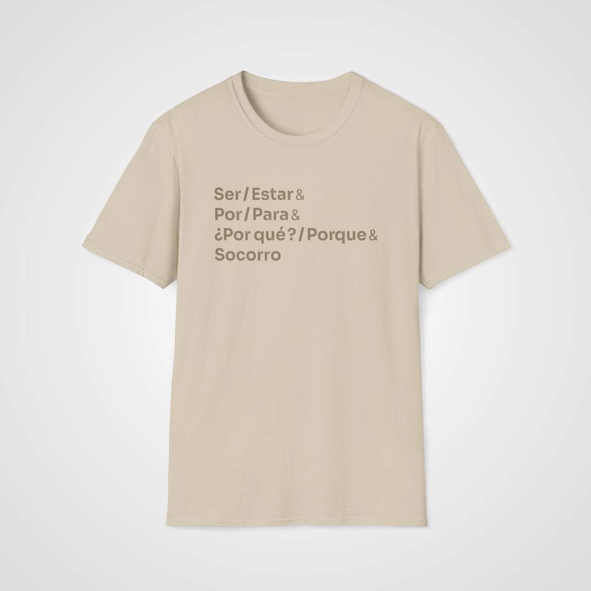 Spanish Socorro T-Shirt in Sand