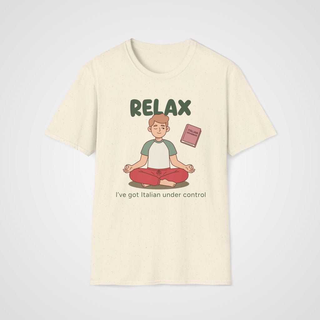 Italian Grammar Relax T-Shirt in Natural