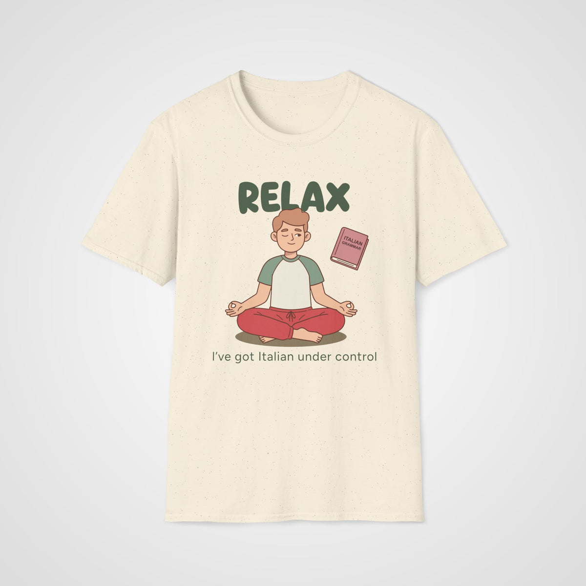 Italian Grammar Relax T-Shirt in Natural