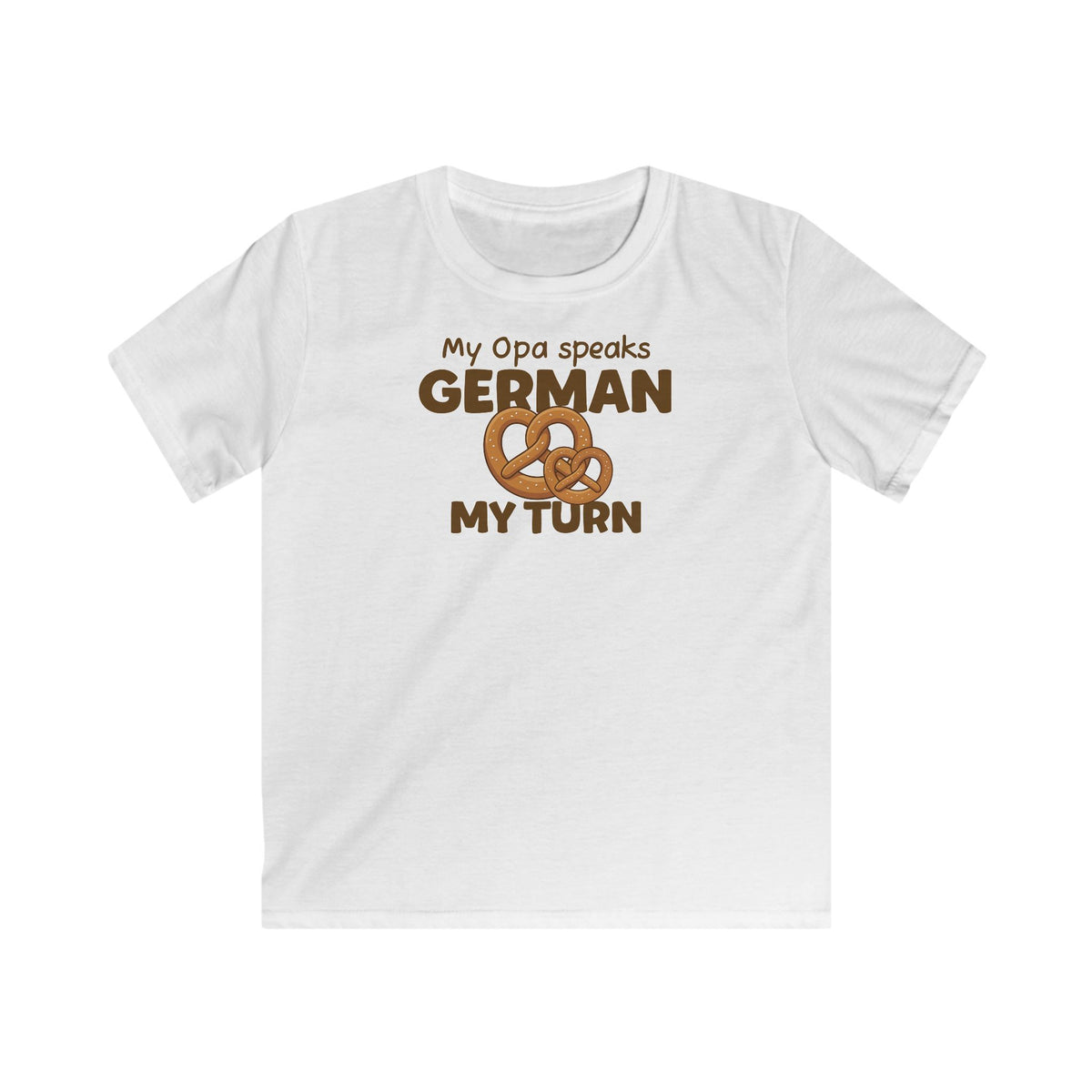My Opa speaks German T-Shirt in White