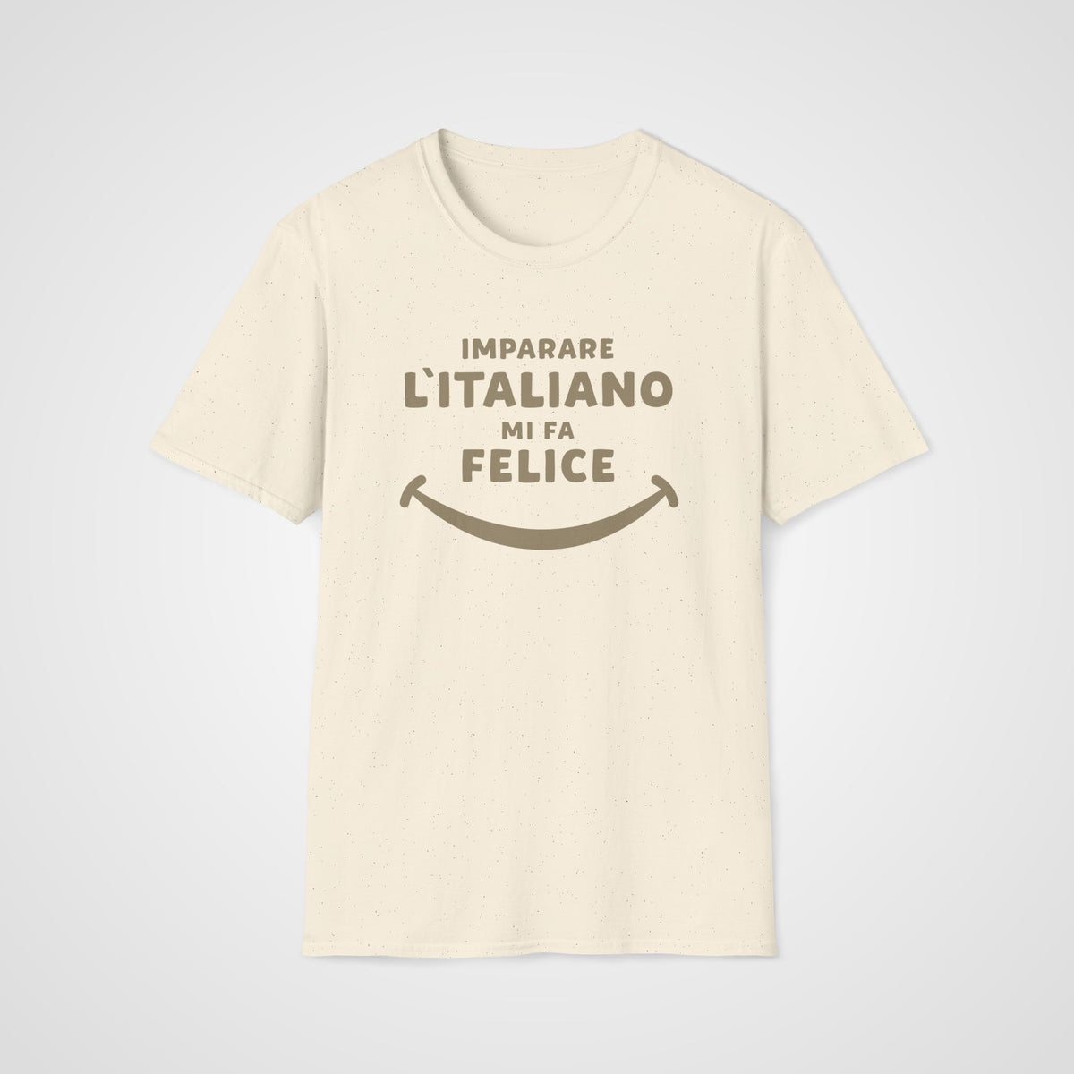 Mi Fa Felice Italian T-Shirt in Natural