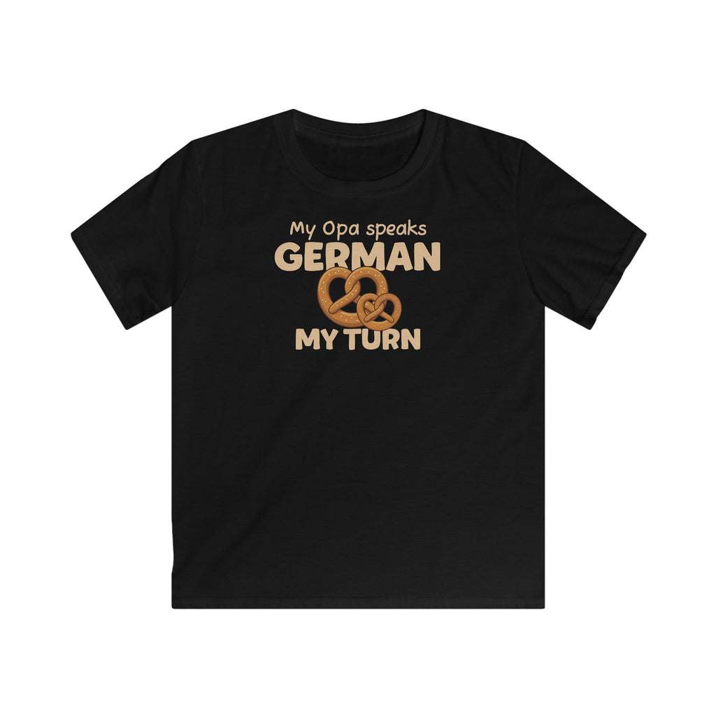 My Opa speaks German T-Shirt in Black