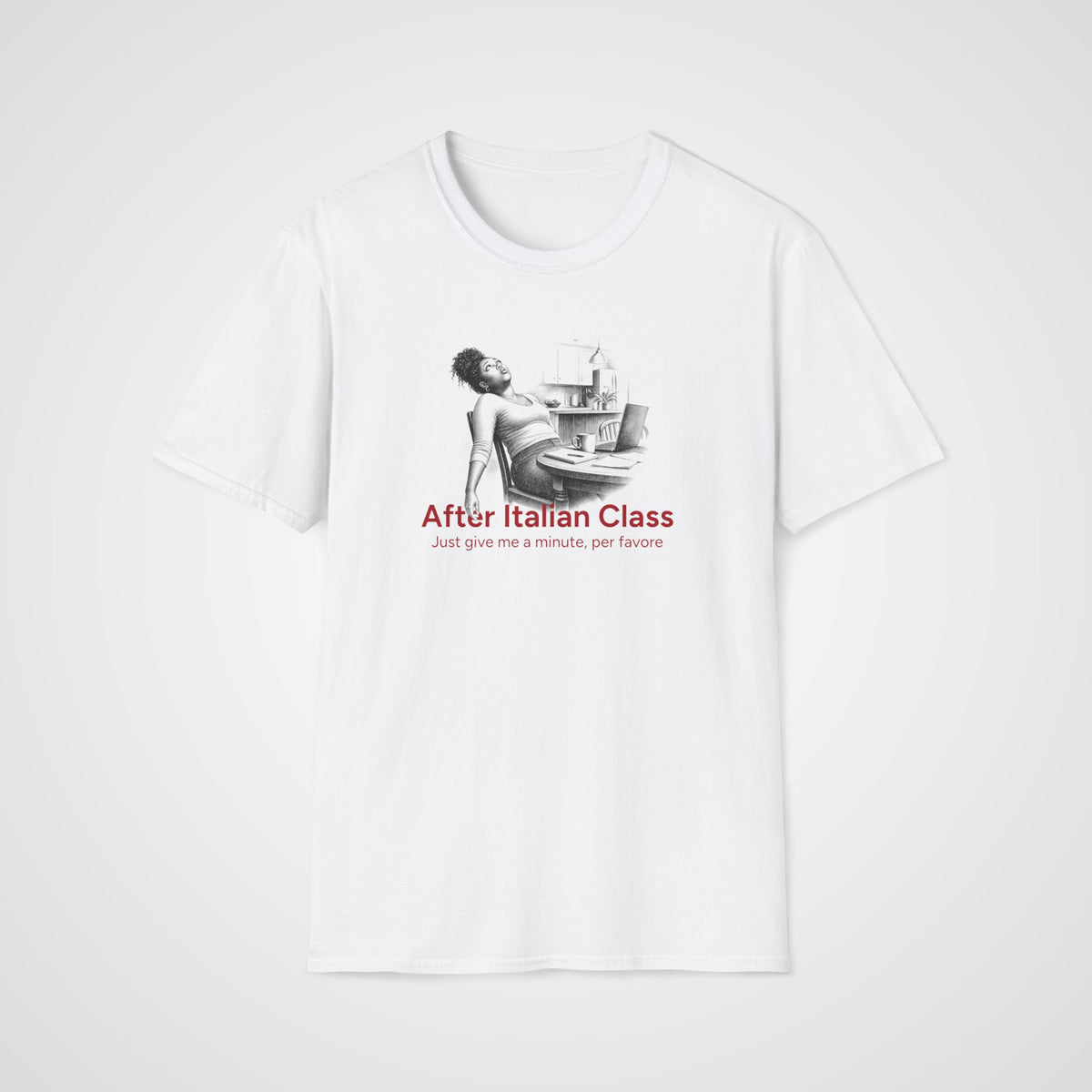 After Italian Class T-Shirt in White
