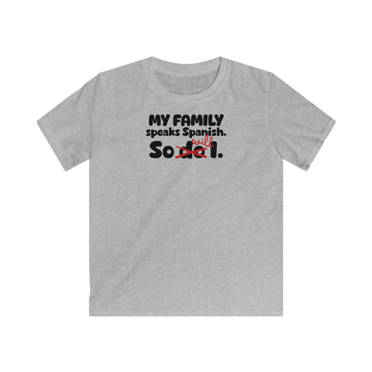 Family Legacy Kids T-Shirt in Sport Gray