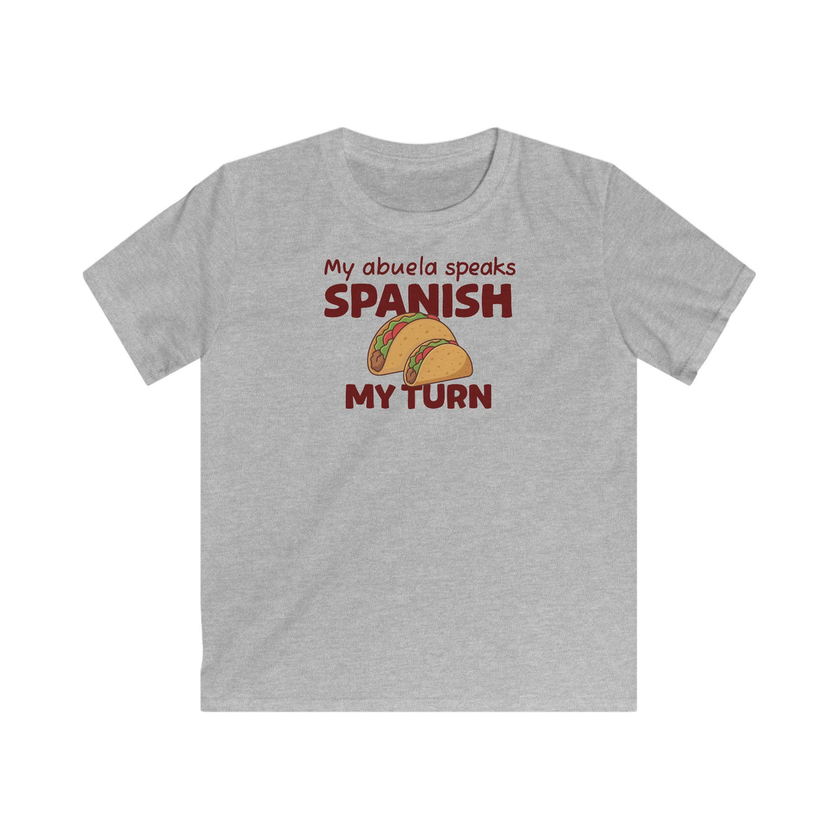 My Abuela Spanish T-Shirt in Sport Gray
