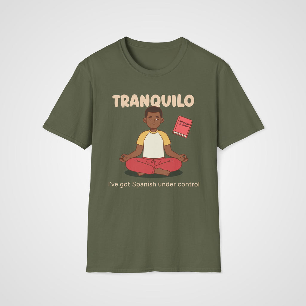 Tranquilo Learner T-Shirt in Military Green
