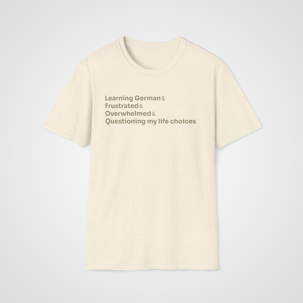 German Life Choices T-Shirt in Natural