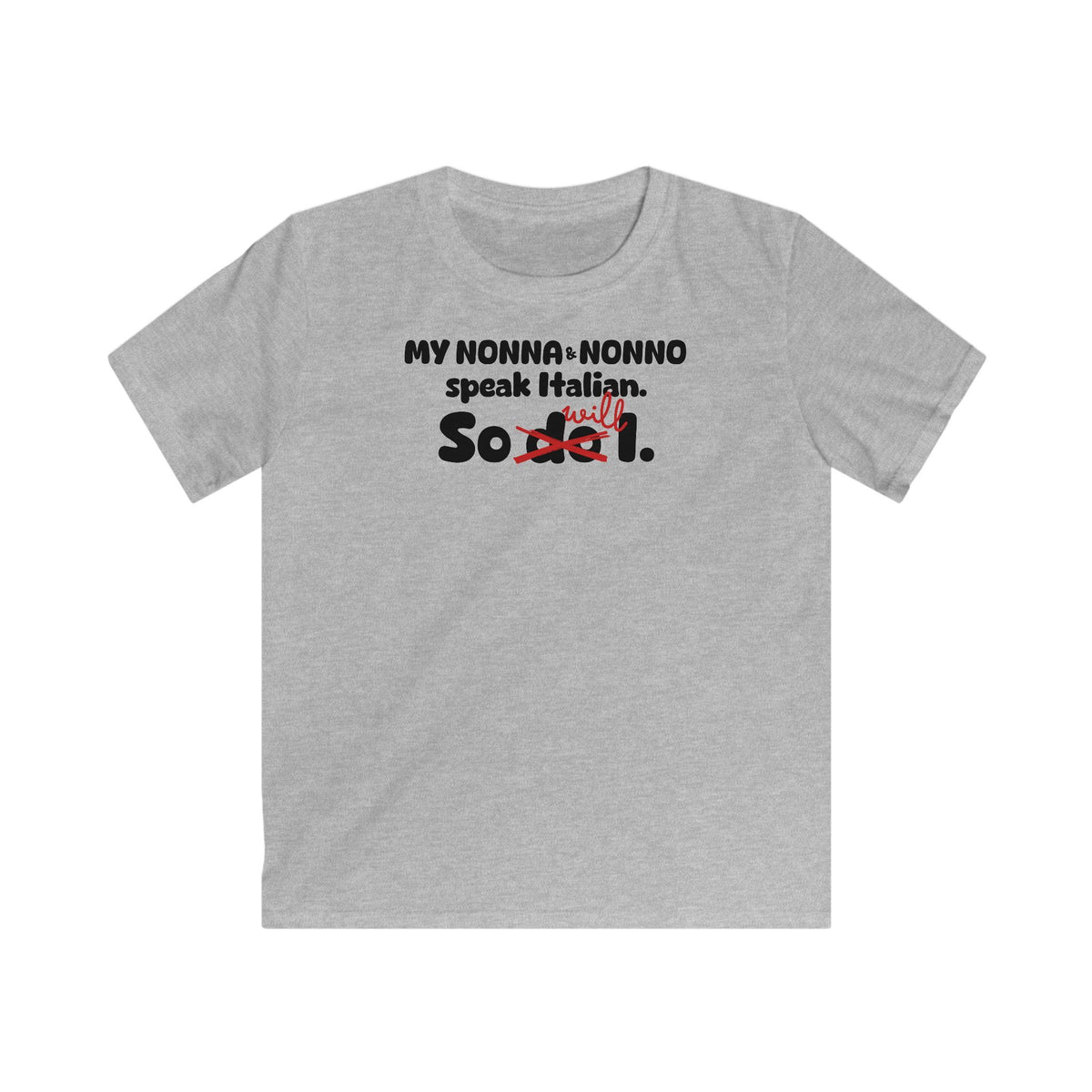 Nonna & Nonno Legacy T-Shirt in Sport Gray