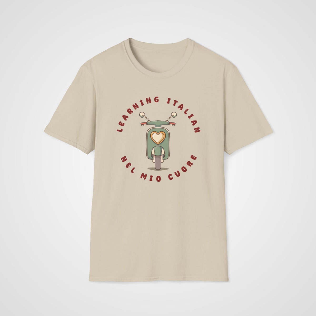 Nel Mio Cuore Italian T-Shirt in Sand
