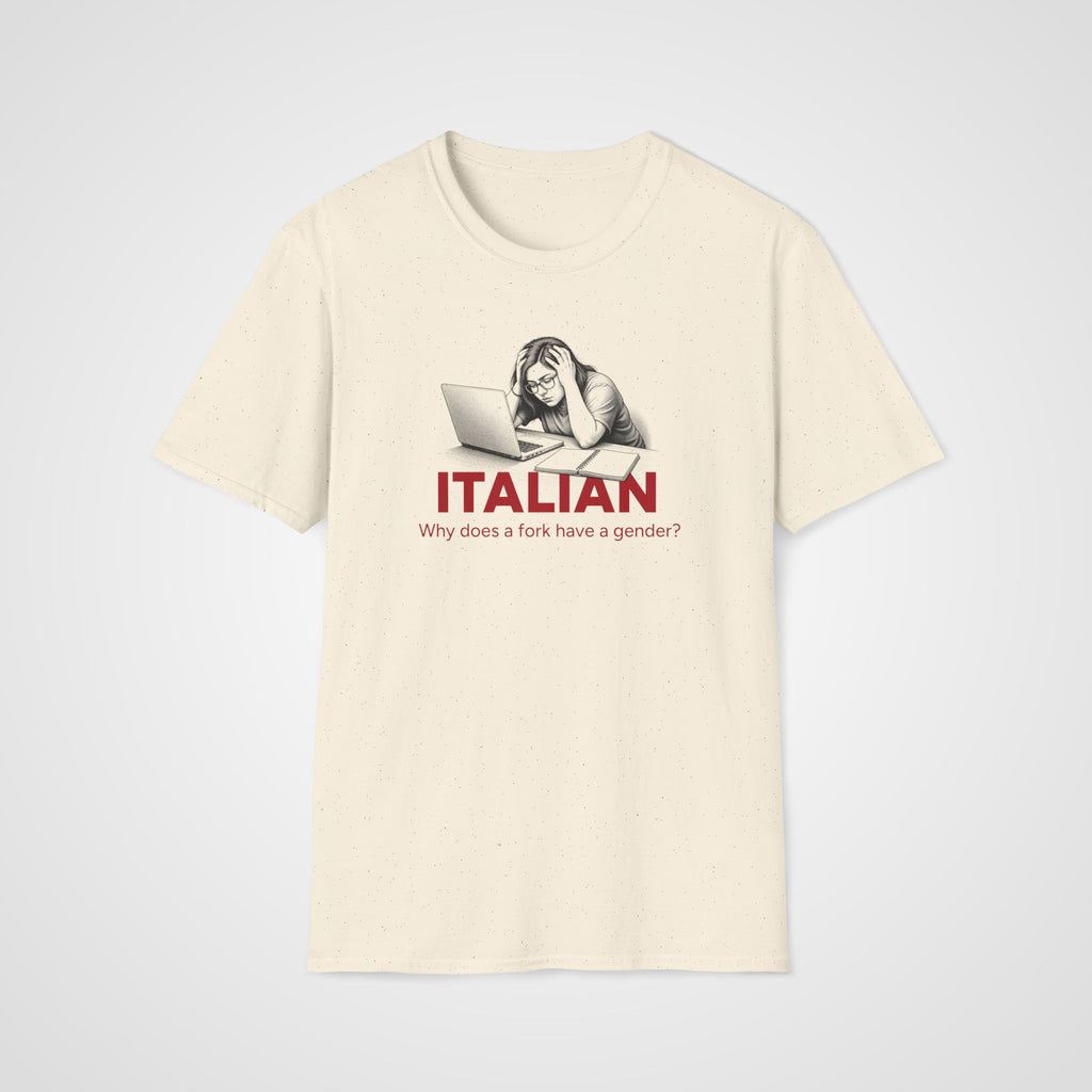 Italian Gender T-Shirt in Natural