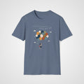 Lifted by Language T-Shirt in Heather Indigo