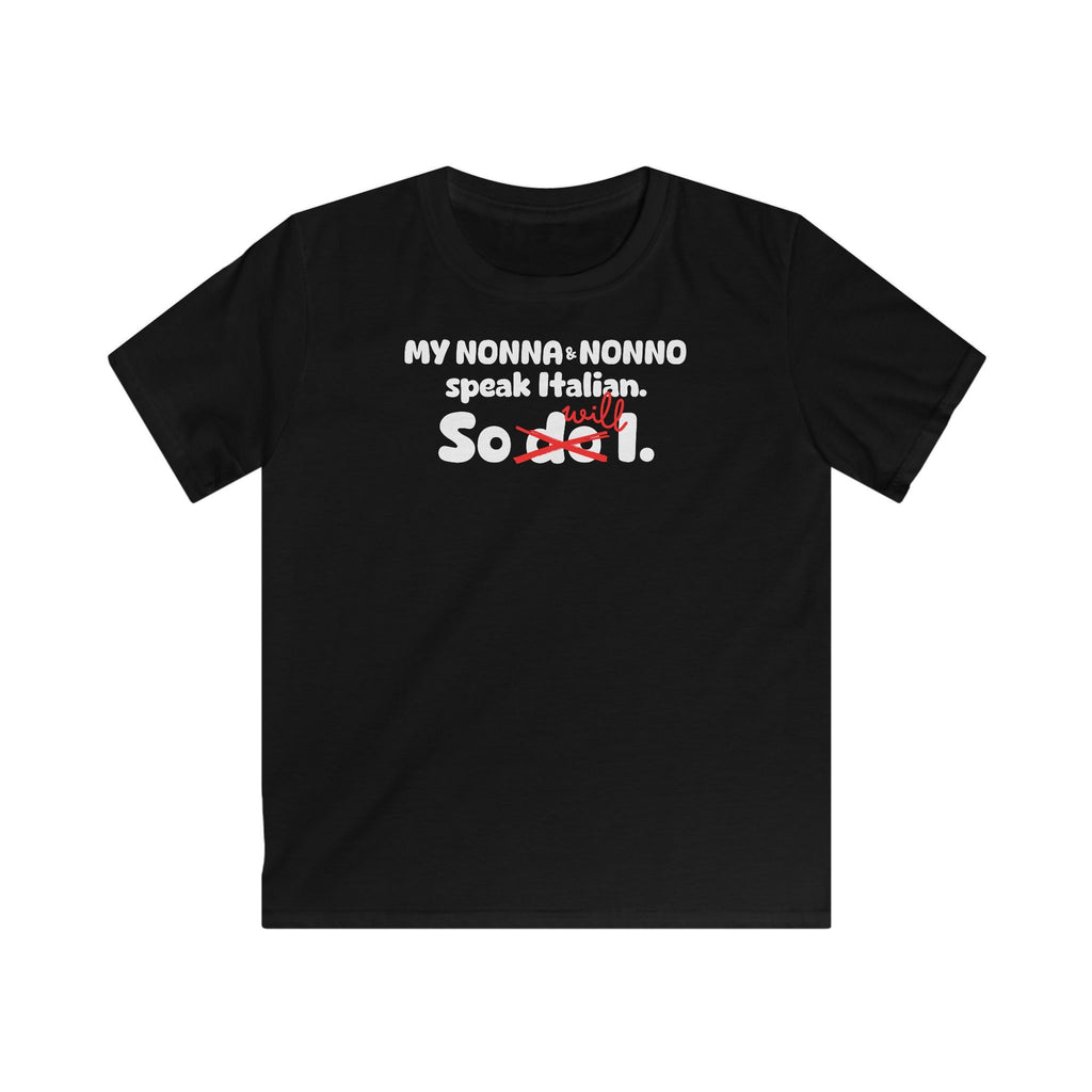 Nonna & Nonno Legacy T-Shirt in Black
