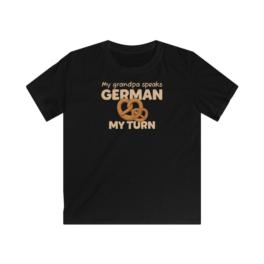 Grandpa speaks German T-Shirt in Black