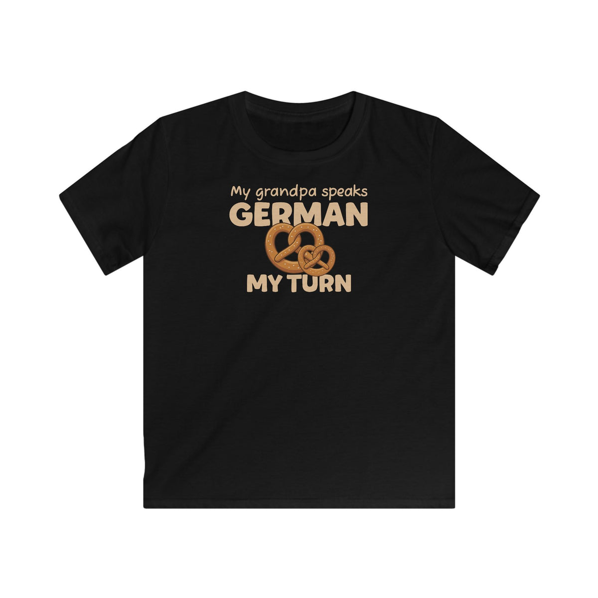 Grandpa speaks German T-Shirt in Black